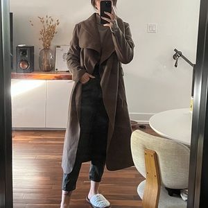 Missguided Brown Long Coat